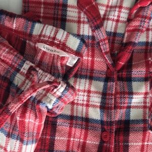Red Plaid Pajama Set by La Vie en Rose